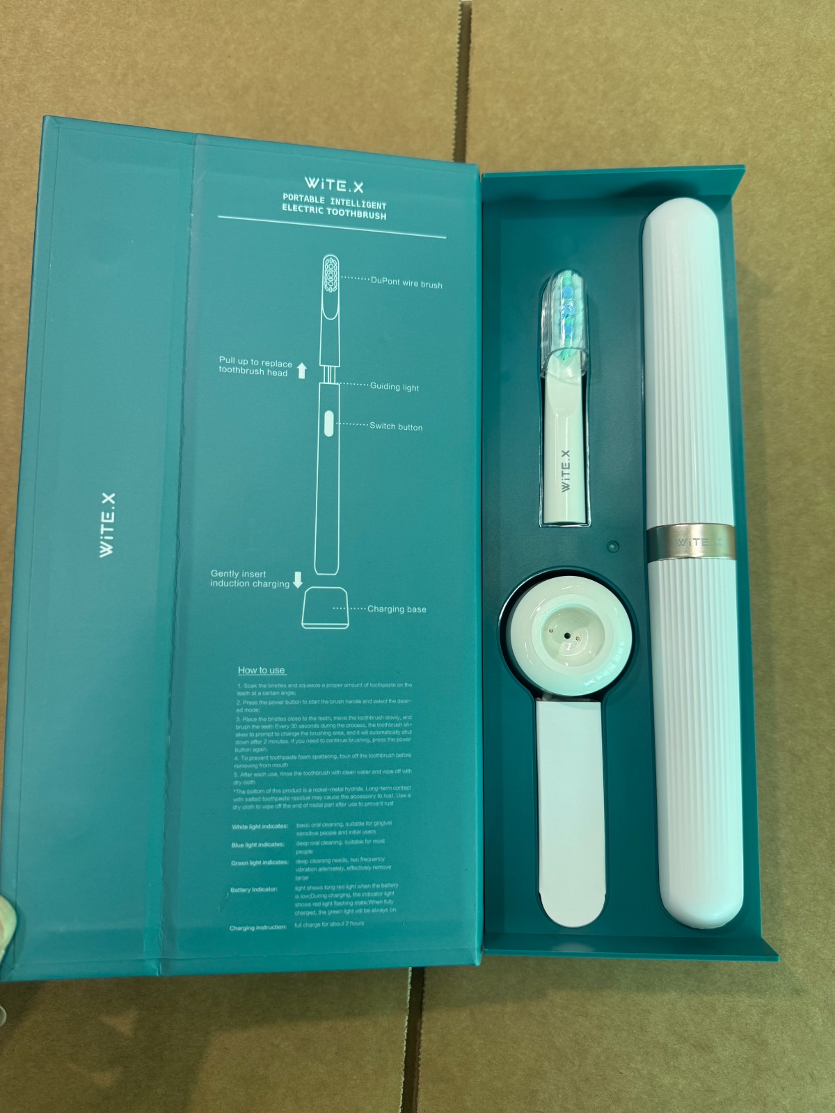 E1 Electric Sonic Toothbrush Turquose